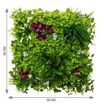 Vibrant Garden Green Wall Panel 50cm x 50cm - Image 2
