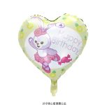 18" Heart-Shaped Stellalou Linabell Foil Balloon (Unpacked)