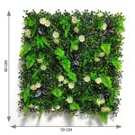 Sunny Daisy Greenery Wall Panel (50cm x 50cm) - Image 2