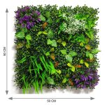 Exotic Bloom Greenery Panel (50cm x 50cm) - Image 2