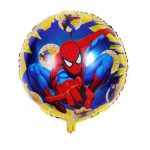 18" Round Spiderman Themed Foil Balloon (Unpacked)