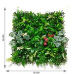Vibrant Mix Greenery Leaves Panel (50cm x 50cm) - Image 2