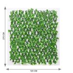 Green Trellis With Vibrant Leaves (120cm x 270cm) - Image 2