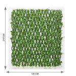 Lush Green Trellis With Dense Foliage (120cm x 270cm) - Image 2