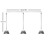 Backdrop Stand Kit 3mx6m