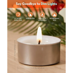4-Hour Burn Time Tealight Candles - Image 2