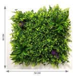 Lush Artificial Vertical Garden Wall Panel (50cm x 50cm) - Image 2