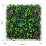 Vibrant Mixed Foliage Panel (50cm x 50cm) - Image 2