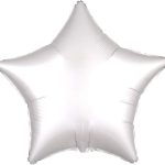 18" Silver Star Shape Metallic Foil Balloon (Unpacked)