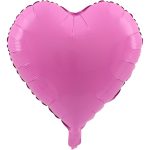 18" Heart Shape Metallic Foil Balloon (Unpacked)