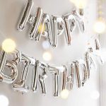 Happy Birthday Silver Foil Balloon - Image 4