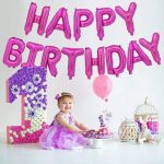 Happy Birthday Pink Foil Balloon - Image 4