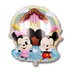 56 x 50cm Disney Blue Micky Mouse Cartoon Foil Balloon (Unpacked)