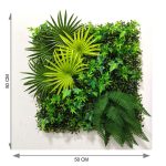 Tropical Paradise Green Wall Panel (50cm x 50cm) - Image 2