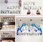 Happy Birthday Silver Foil Balloon - Image 2