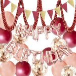 Happy Birthday Rose Gold Foil Balloon - Image 4