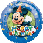18" Disney Mickey Mouse Happy Birthday Foil Balloon (Unpacked)