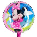 18" Round Minnie Mouse Foil Balloon (Unpacked)