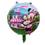18" Round Minnie House Themed Foil Balloon (Unpacked)