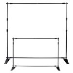 Telescopic Backdrop Stand 8f x 8f and 8f x 10f wide