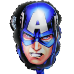 19" x 12" Blue Hero Mask Foil Balloon (Unpacked)