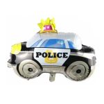 Police Car Shaped Foil Balloon For Kids (Unpacked)