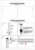 Backdrop Stand Crossbar and Brackets With Bag 3mx3m - Image 4