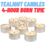 4-Hour Burn Time Tealight Candles