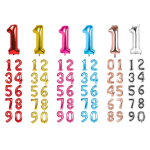 0-9 Number Foil Balloon 100cm/40inch