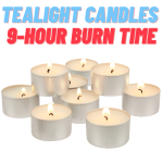 9-Hours Burning Time Tealight Candles
