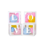 Transparent Box "LOVE" 30x30 cm
