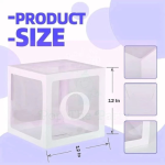 Transparent Box "ONE" 30x30 cm - Image 3