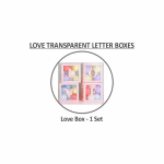 Transparent Box "LOVE" 30x30 cm - Image 2