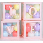 Transparent Box "LOVE" 30x30 cm - Image 3