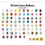 Latex Balloons 25cm/10"