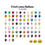 Latex Balloons 12cm/5"