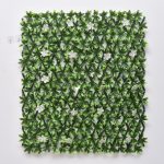 Green Trellis With White Flower Fence (120cm x 270cm)