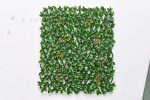 Green Trellis With Red-Tipped Leaves Fence (120cm x 270cm)