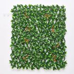 Green Trellis With Red-Tipped Leaves Fence (120cm x 270cm)