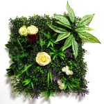 Floral Harmony Greenery Panel (50cm x 50cm)