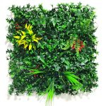 Mixed Greenery Vibrant Wall Panel (50cm x 50cm)