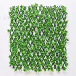 Green Trellis With Vibrant Leaves (120cm x 270cm)