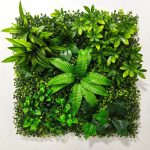 Ferns & Tropical Leaves Wall Panel (50cm x 50cm)