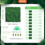 Exotic Bloom Greenery Panel (50cm x 50cm) - Image 3