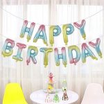 Happy Birthday Rainbow Foil Balloon - Image 2