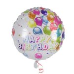 18-inch Round Foil Balloon Muticolor (Unpacked)