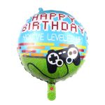 18" Gamer Themed Birthday Foil Balloon (Unpacked)