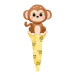 Brown Medium Monkey Head Boil Balloon 72*72cm (Unpacked)