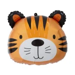 Brown /Black New Tiger Head Foil Balloon for Kids (unpacked)
