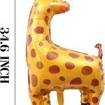 Spotted Medium Giraffe Head Foil Balloon 50*71cm (Unpacked)